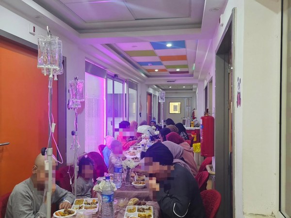 Chambre de l'unité pédiatrique ATEL pour enfants atteints de leucémie