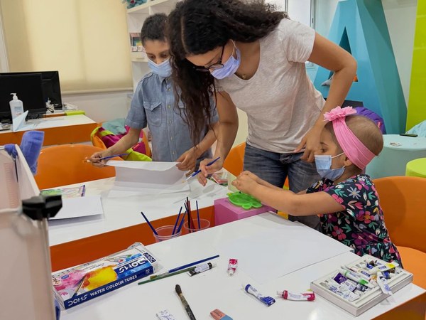 Salle de jeux de l'unité pédiatrique ATEL pour les enfants hospitalisés